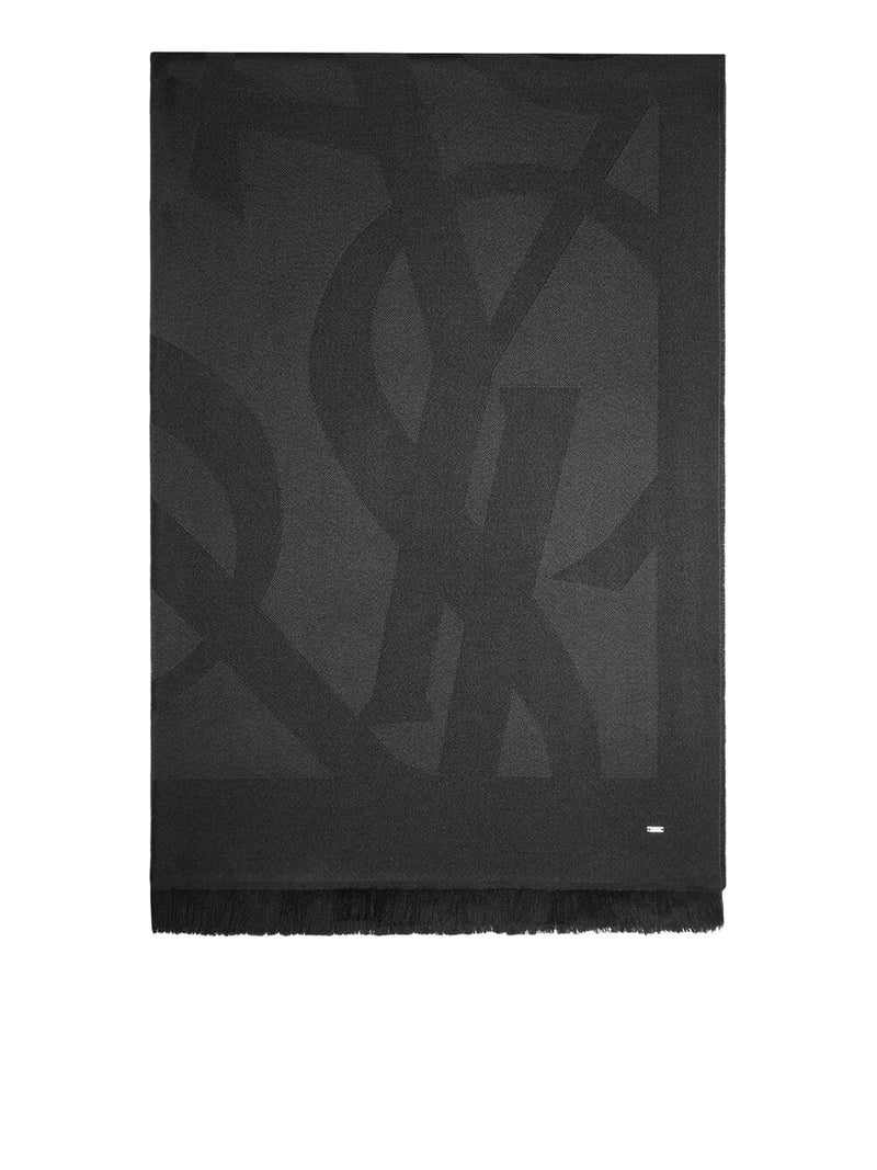 Louis Vuitton Monogram Jacquard Wool Scarf