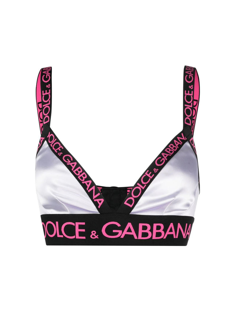 Dolce & Gabbana Black Triangle Bra Dolce & Gabbana