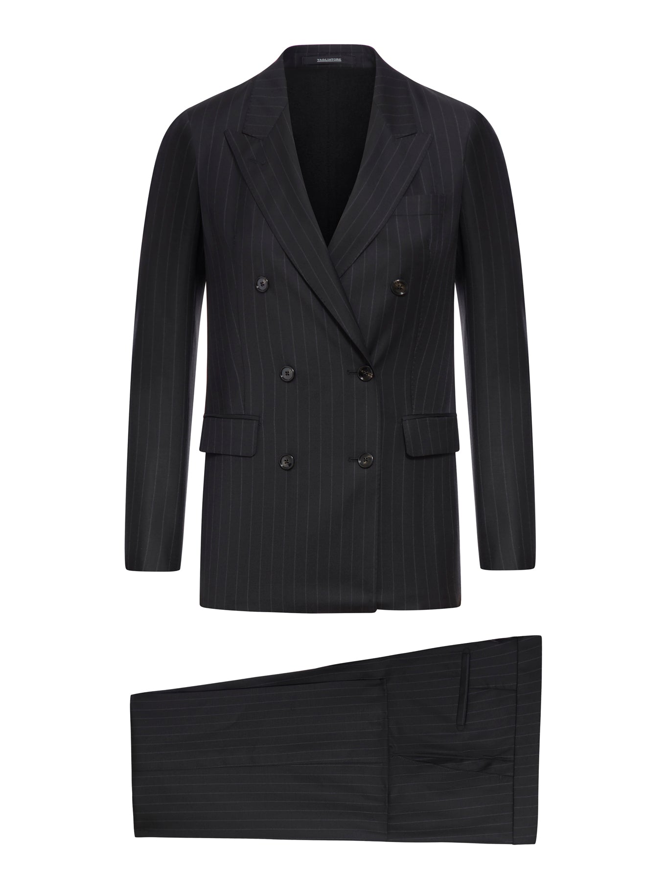 Tagliatore striped double-breasted suit - Grey