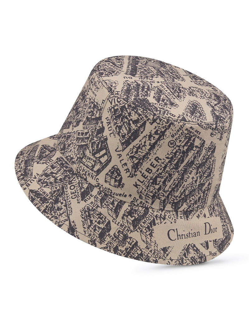 TEDDY-D PLAN DE PARIS REVERSIBLE NARROW BRIM FISHERMAN`S HAT