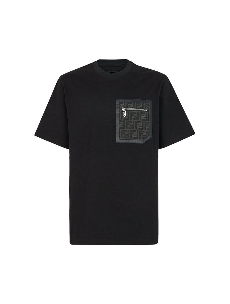 Black jersey T-shirt