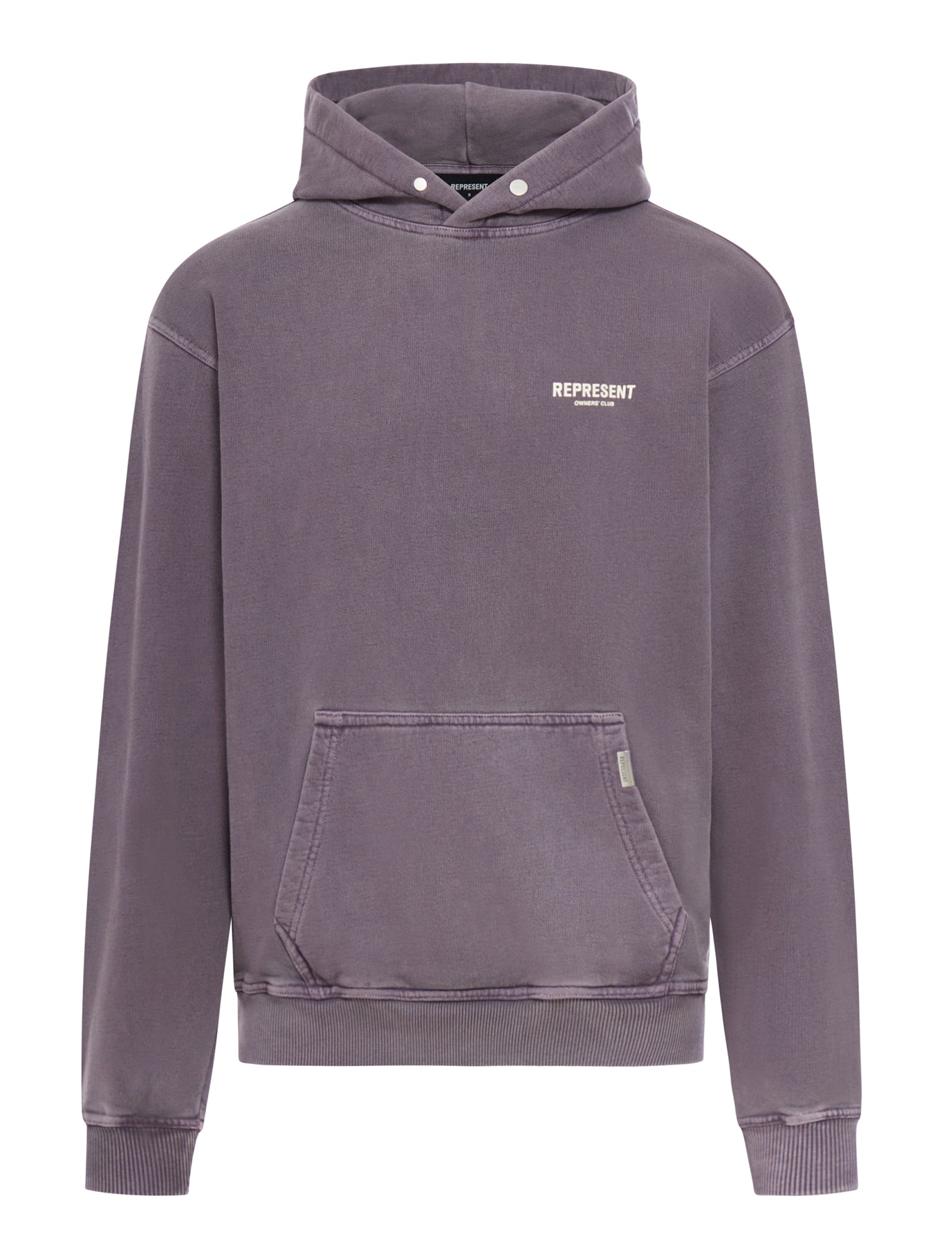 logo-print drop-shoulder hoodie