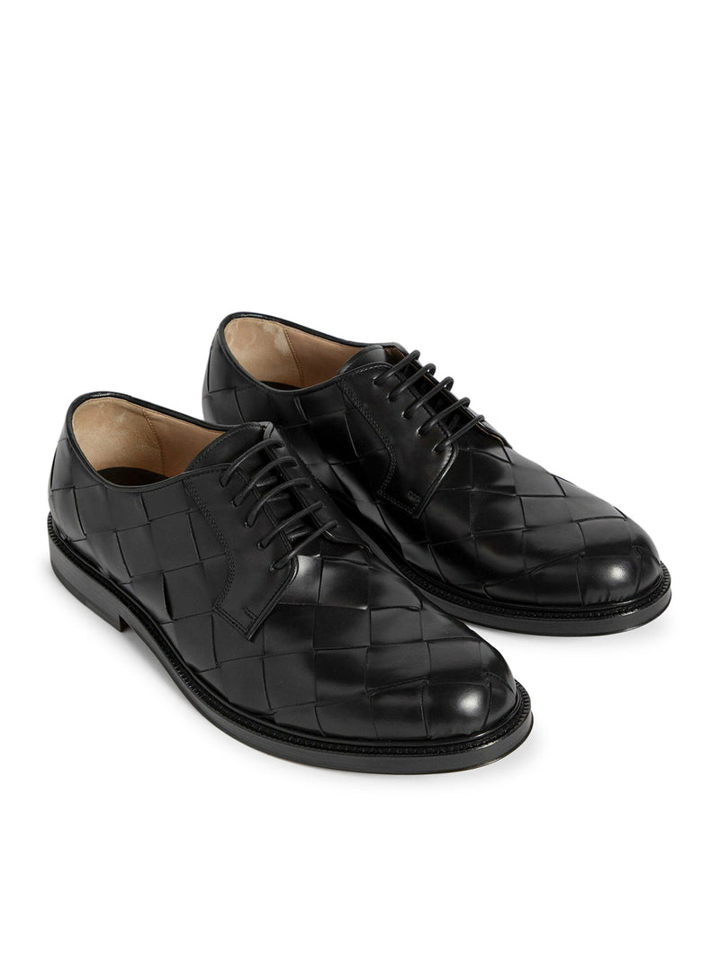 BOTTEGA VENETA, Black Men's Laced Shoes
