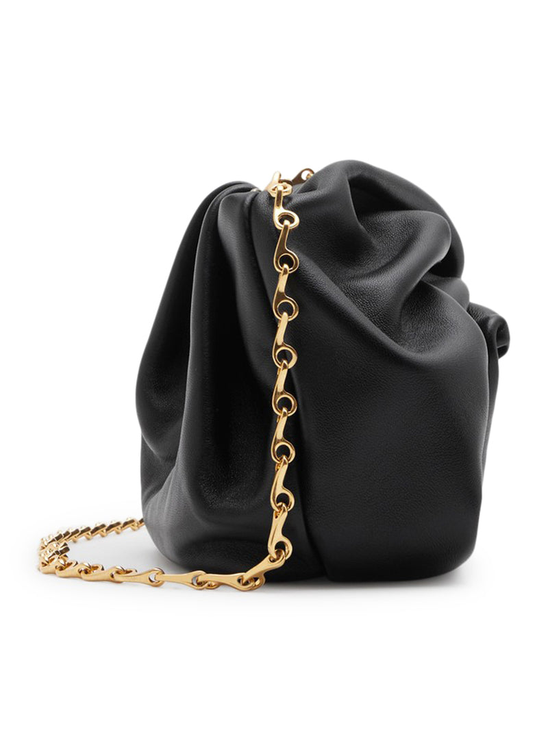 Rose clutch bag with chain
