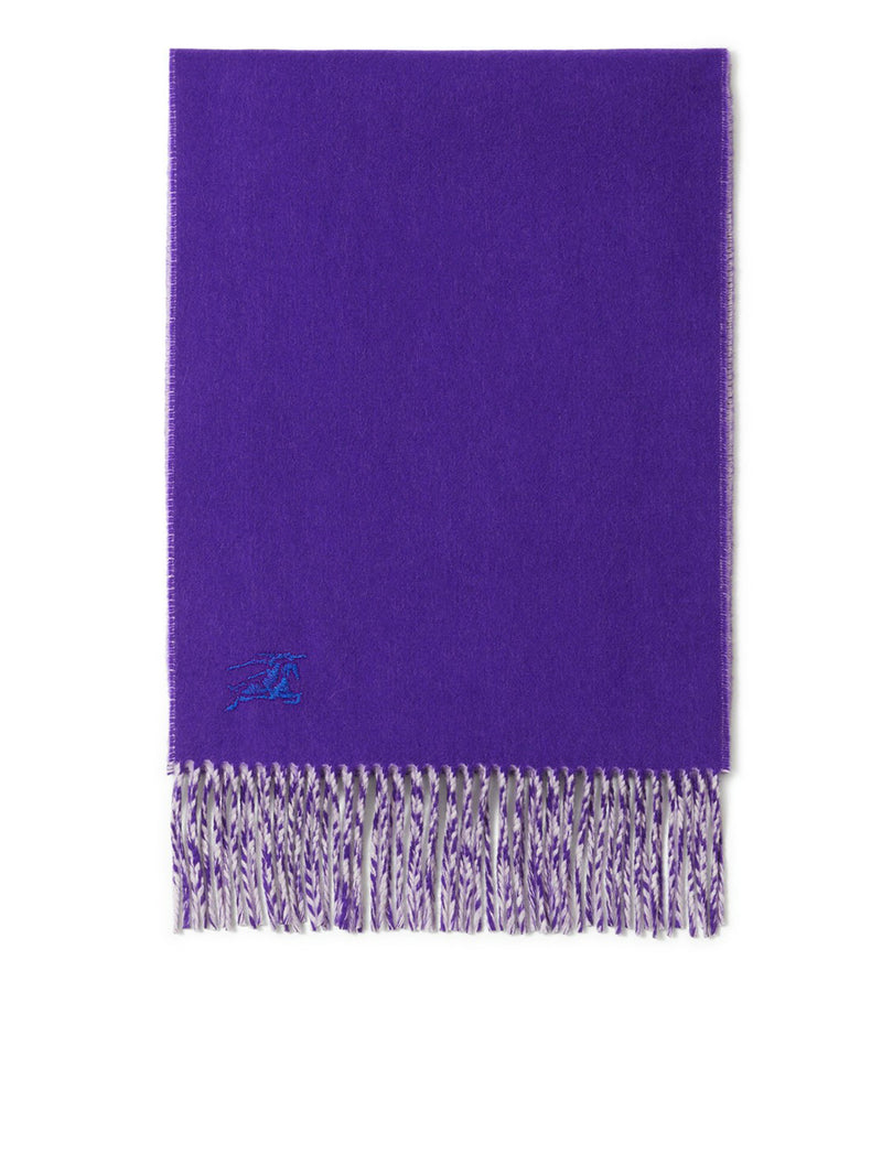 Reversible cashmere scarf with EKD
