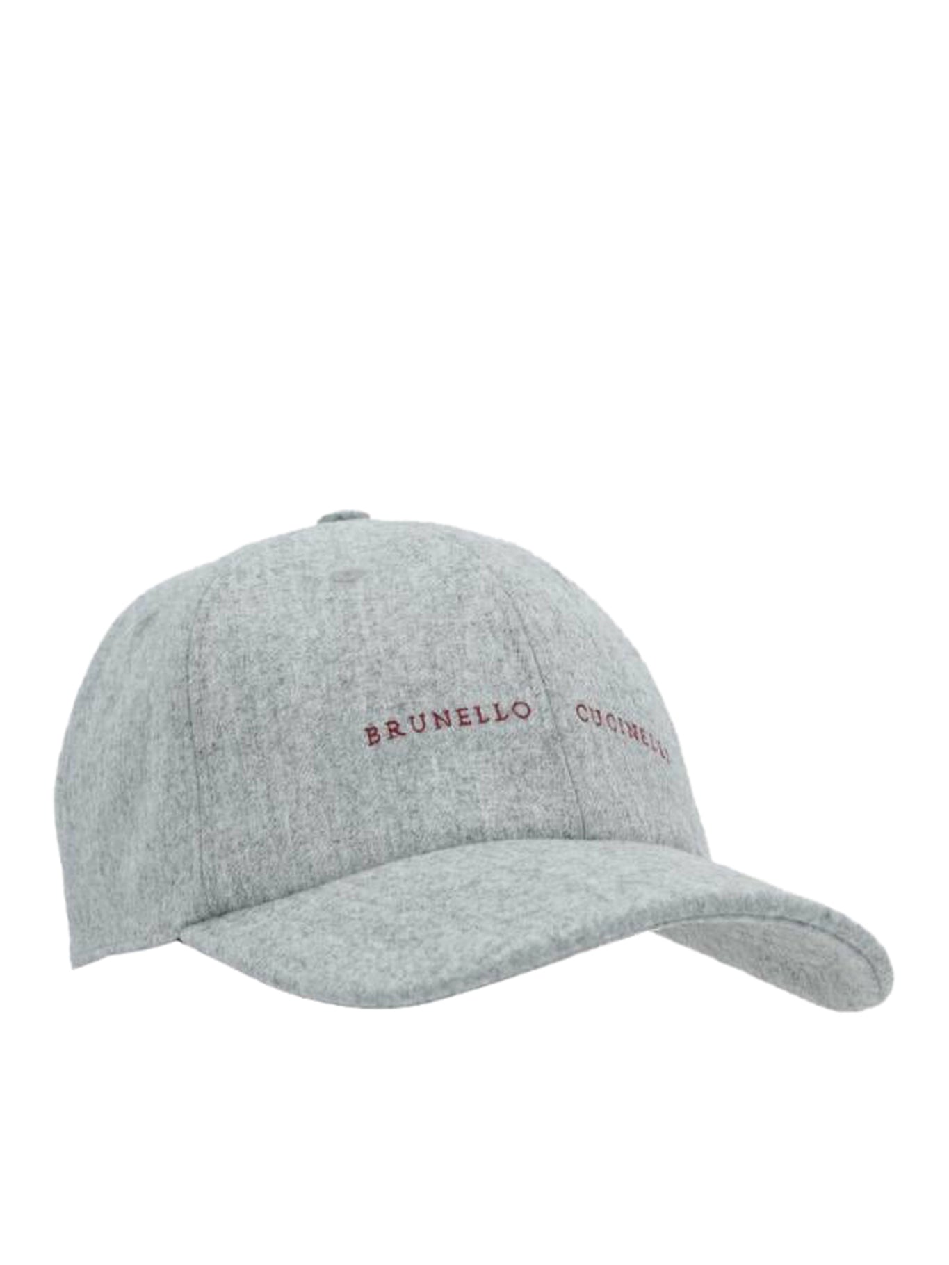 WOOL BASEBALL HAT WITH LOGO EMBROIDERY