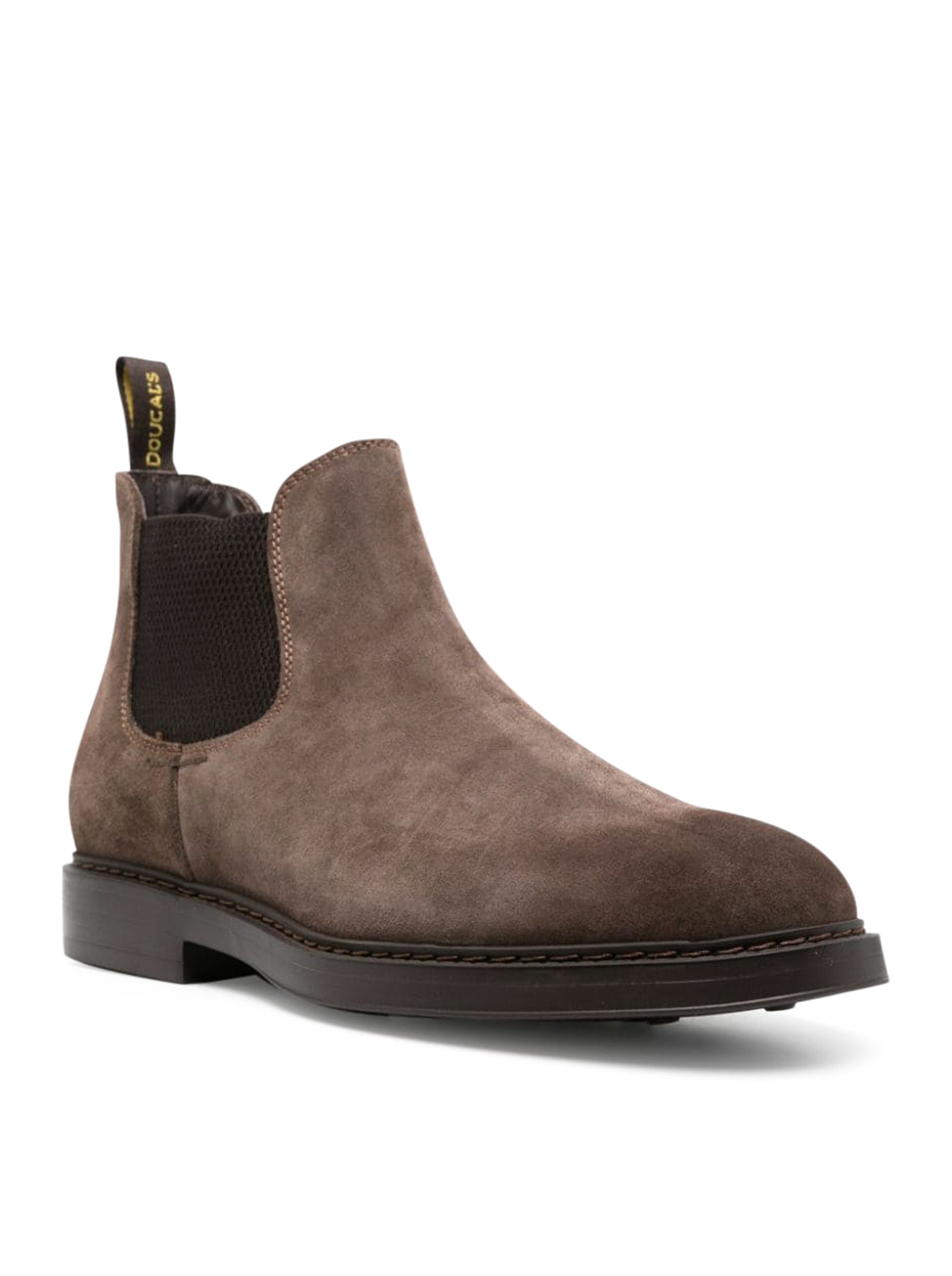 DOUCAL'S CHELSEA BOOT IN PELLE SCAMOSCIATA Uomo Moro