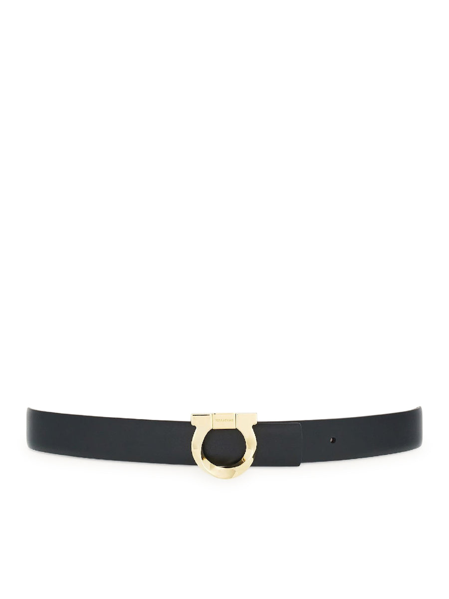 2.5cm Gancini Reversible Leather Belt