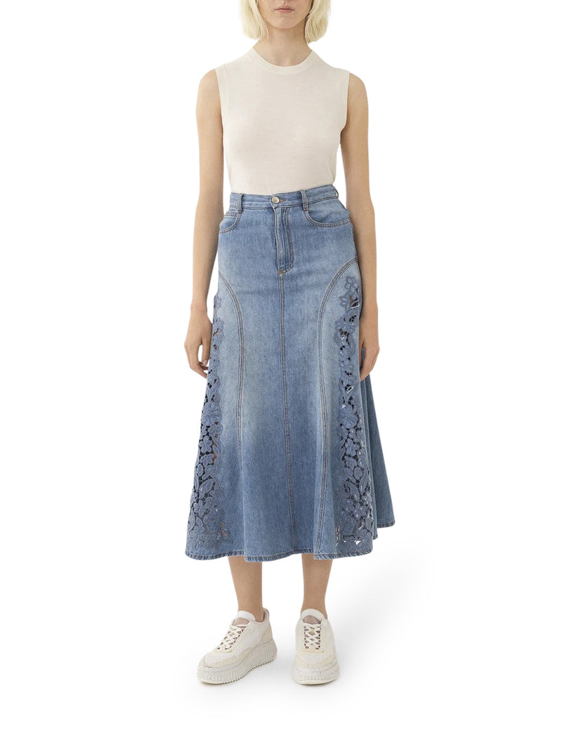 FLARE MIDI SKIRT