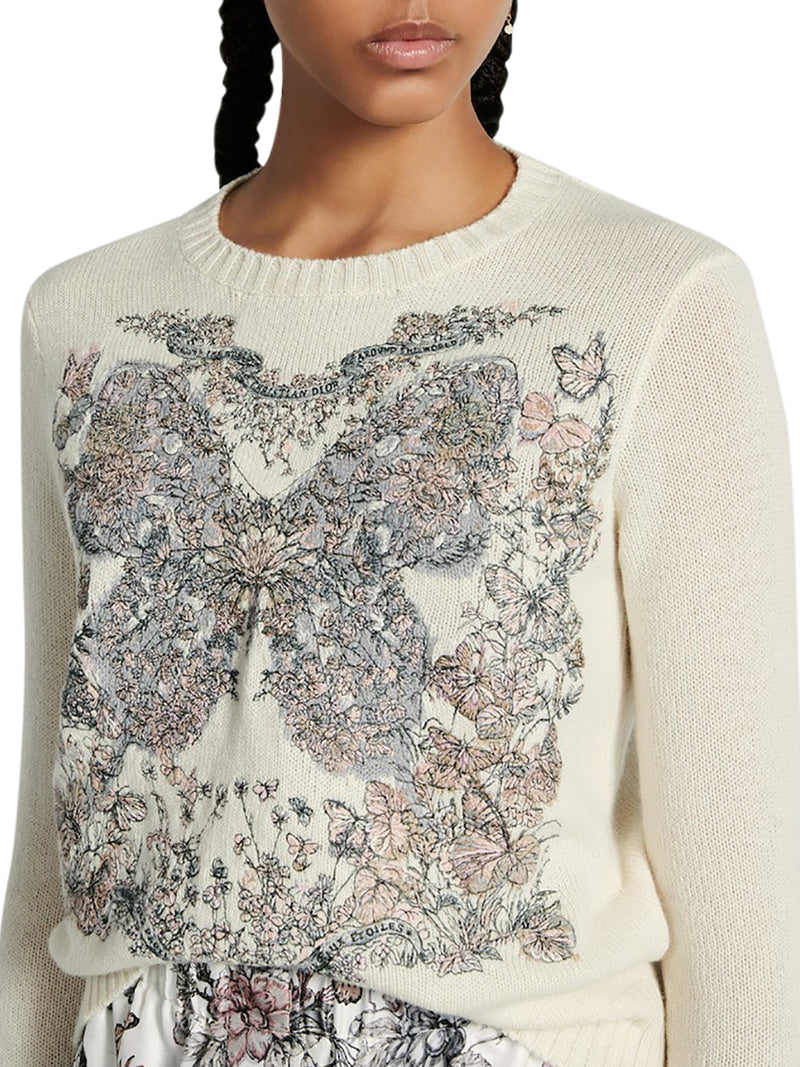 EMBROIDERED CASHMERE SWEATER