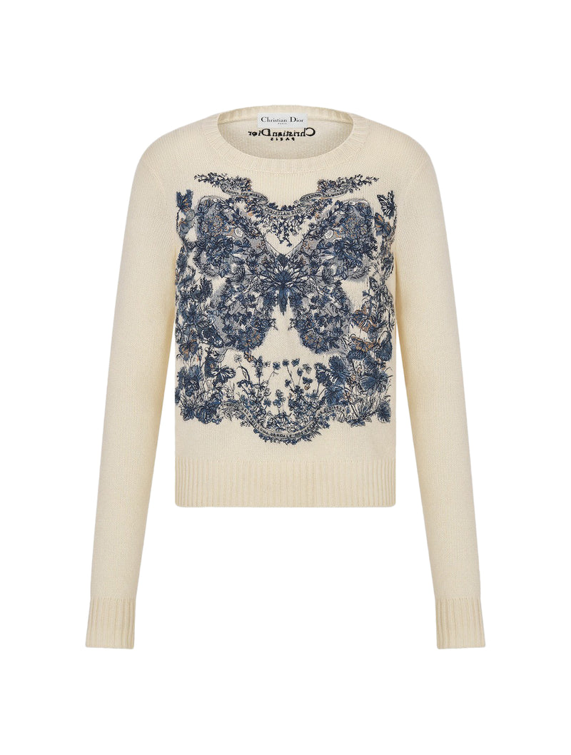 EMBROIDERED CASHMERE SWEATER