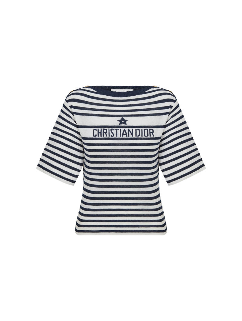 SHORT-SLEEVED SWEATER DIOR MARINIÈRE