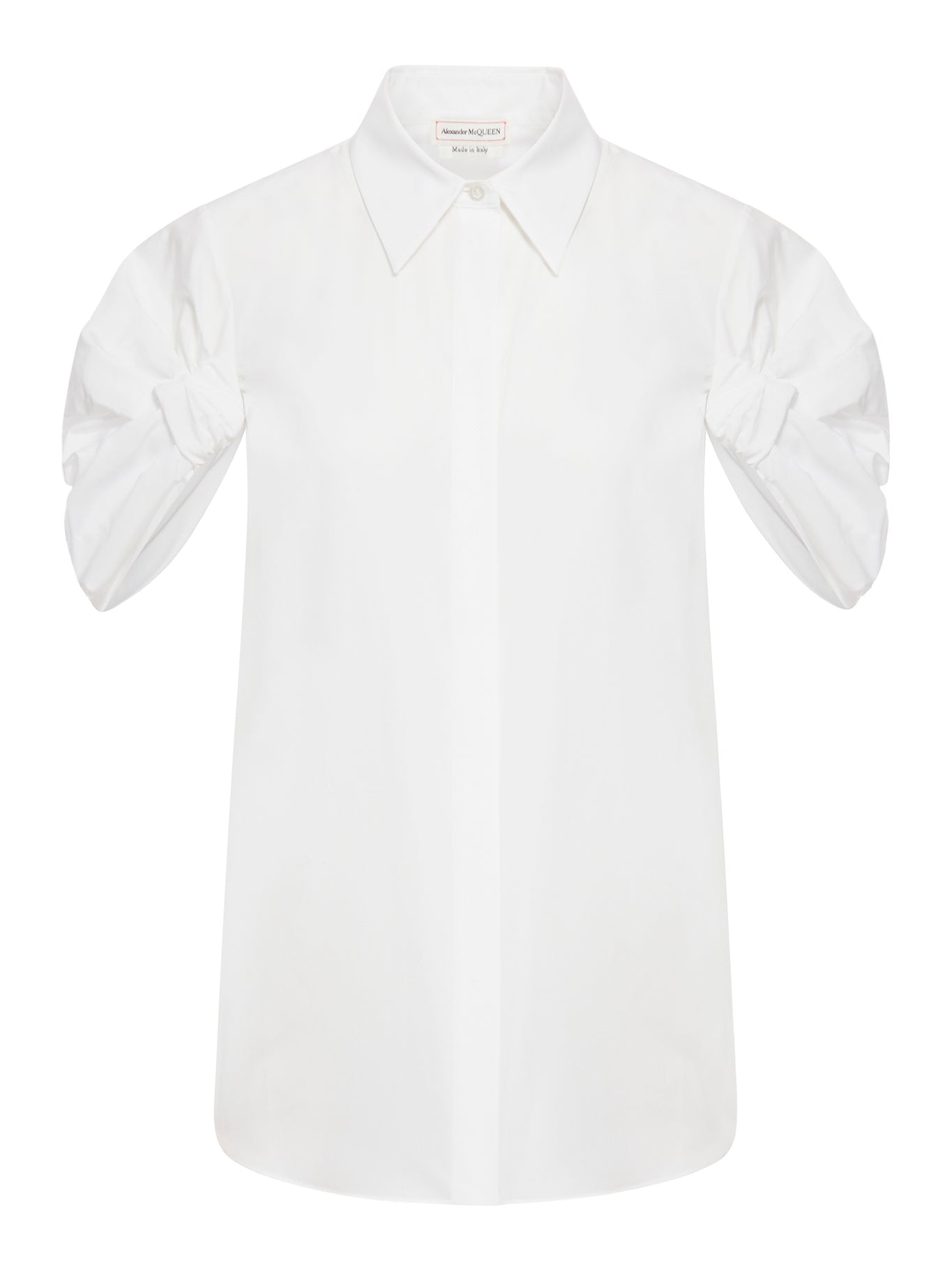 shirt with details on the sleeves