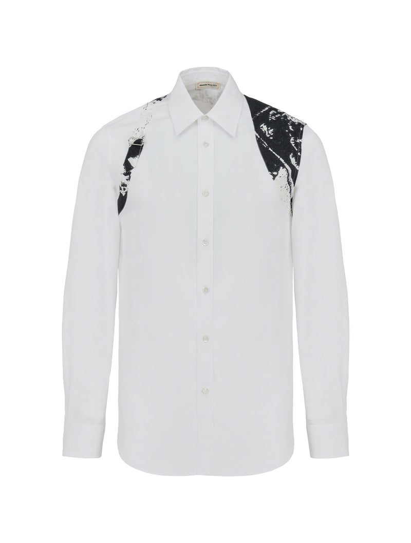Men`s Fold Harness Shirt in Optic White