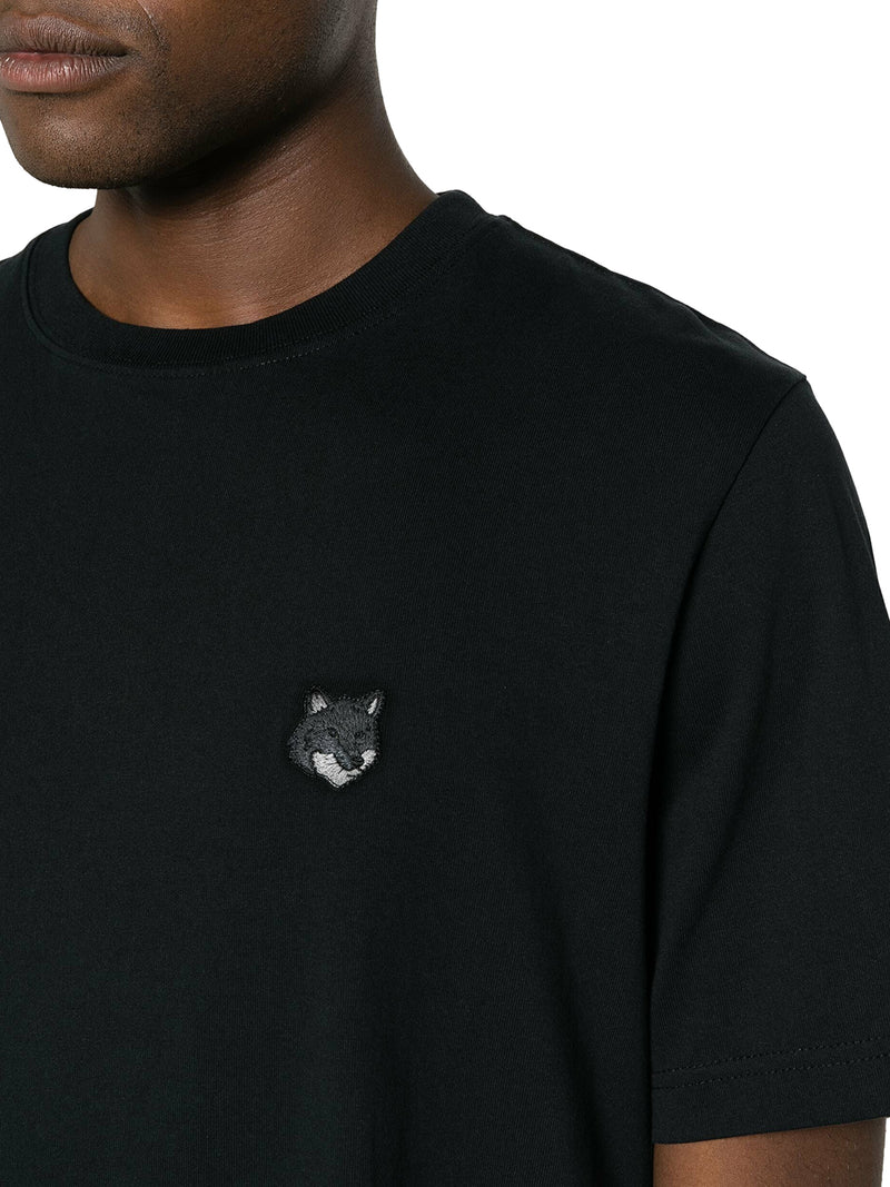 Fox-patch cotton T-shirt