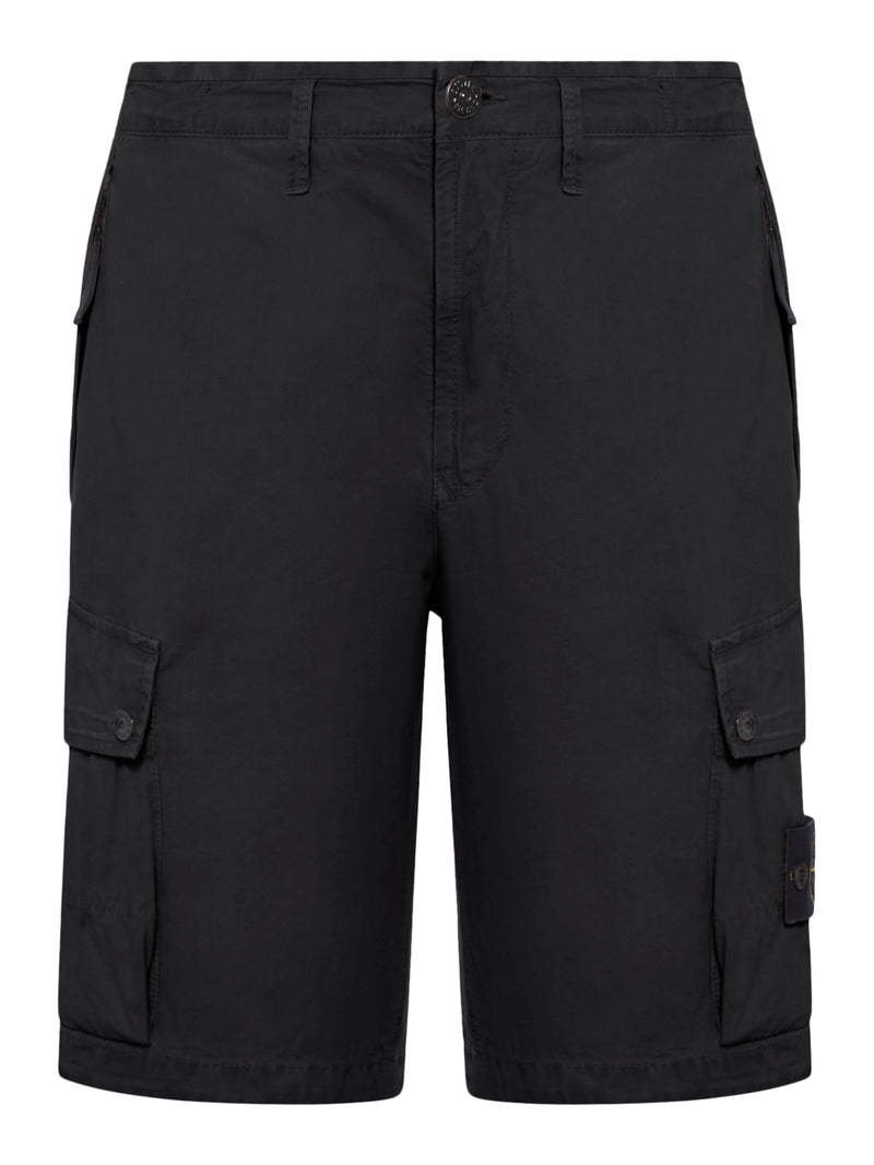 CARGO Bermuda shorts WITH LOGO PATCH AND POCKETS