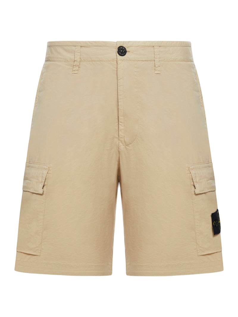 CARGO Bermuda shorts WITH LOGO PATCH AND POCKETS