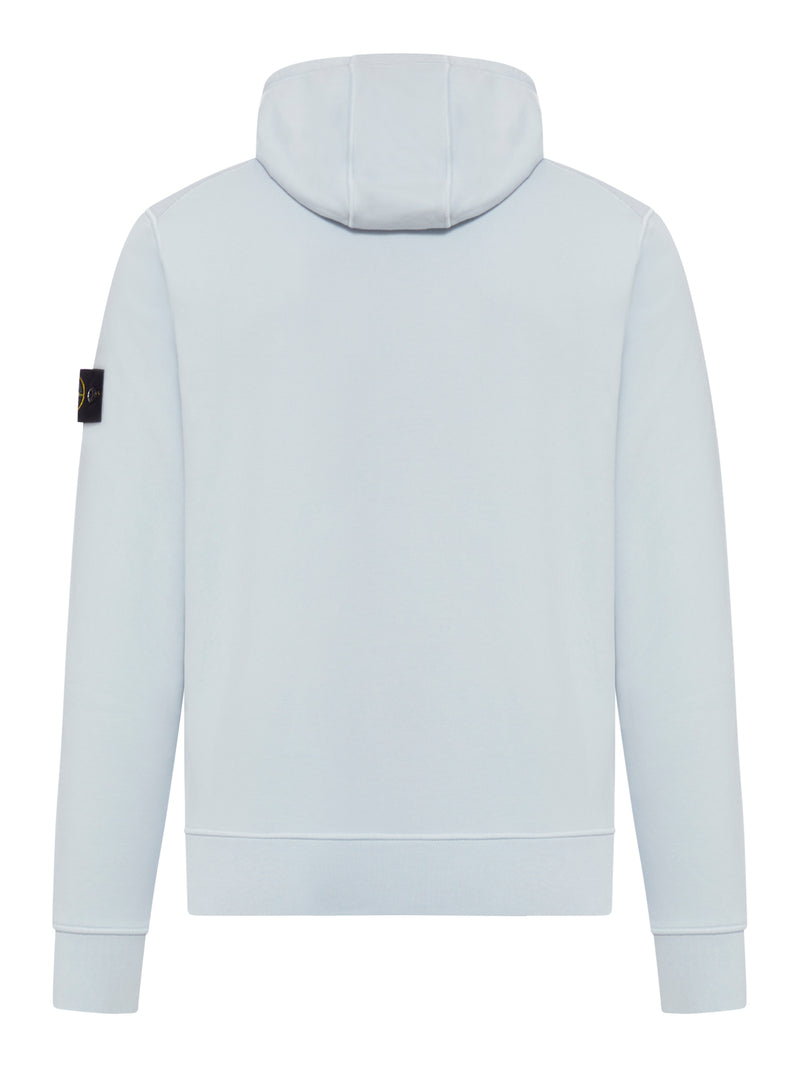 Sky blue stone island 2024 hoodie