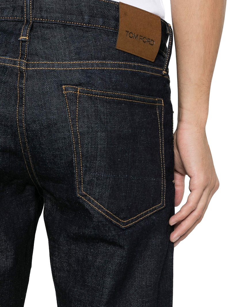 Slim jeans with patch