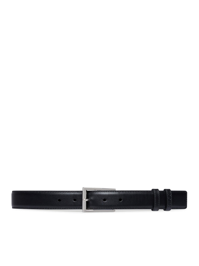 REVERSIBLE BELT WITH RECTANGULAR BUCKLE