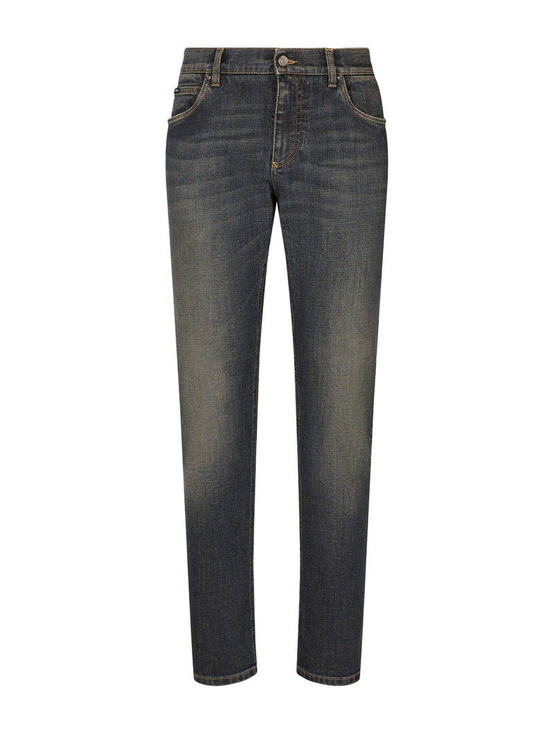 REGULAR STRETCH JEANS BLUE WASHED