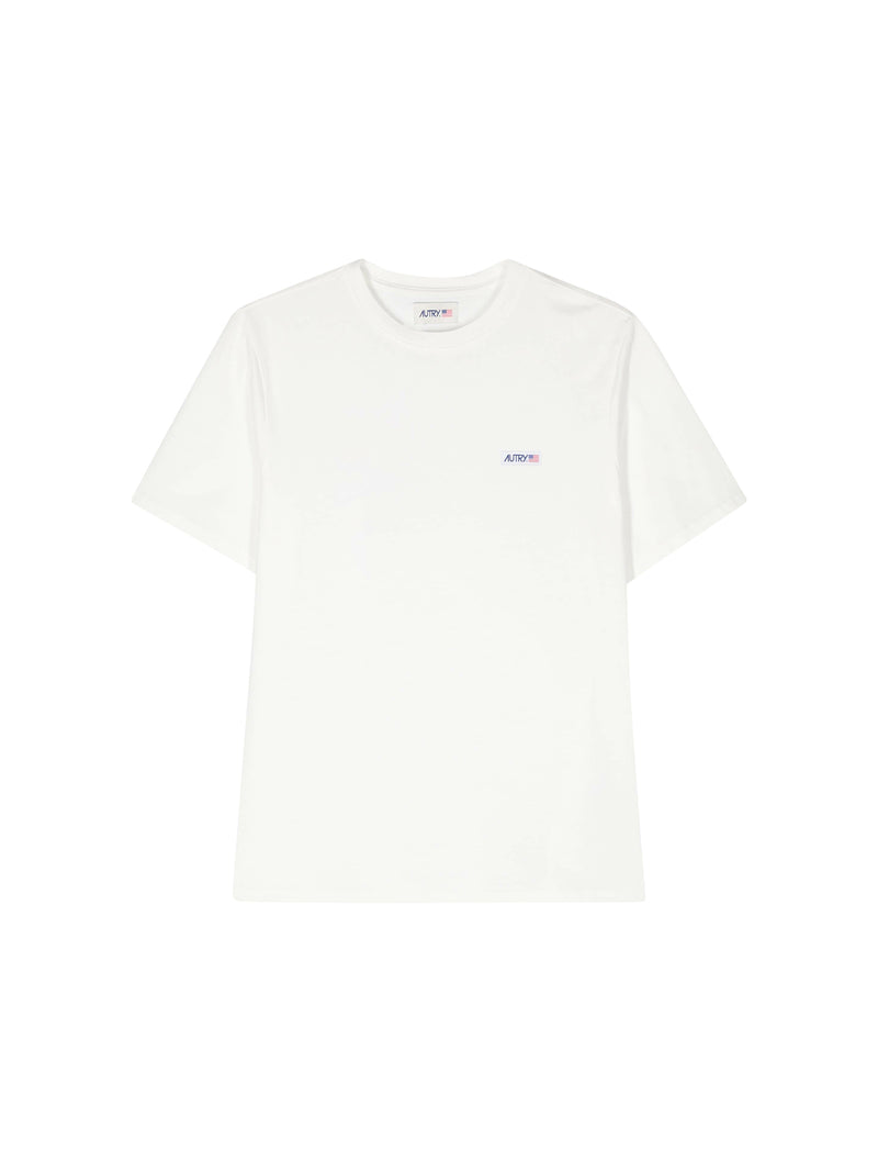 logo-patch cotton T-shirt