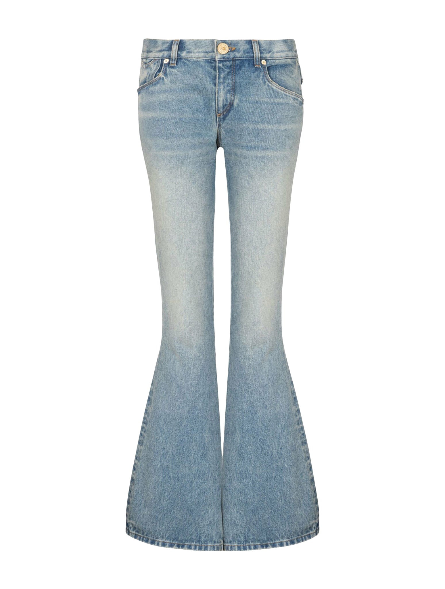 Western low-rise bootcut jeans