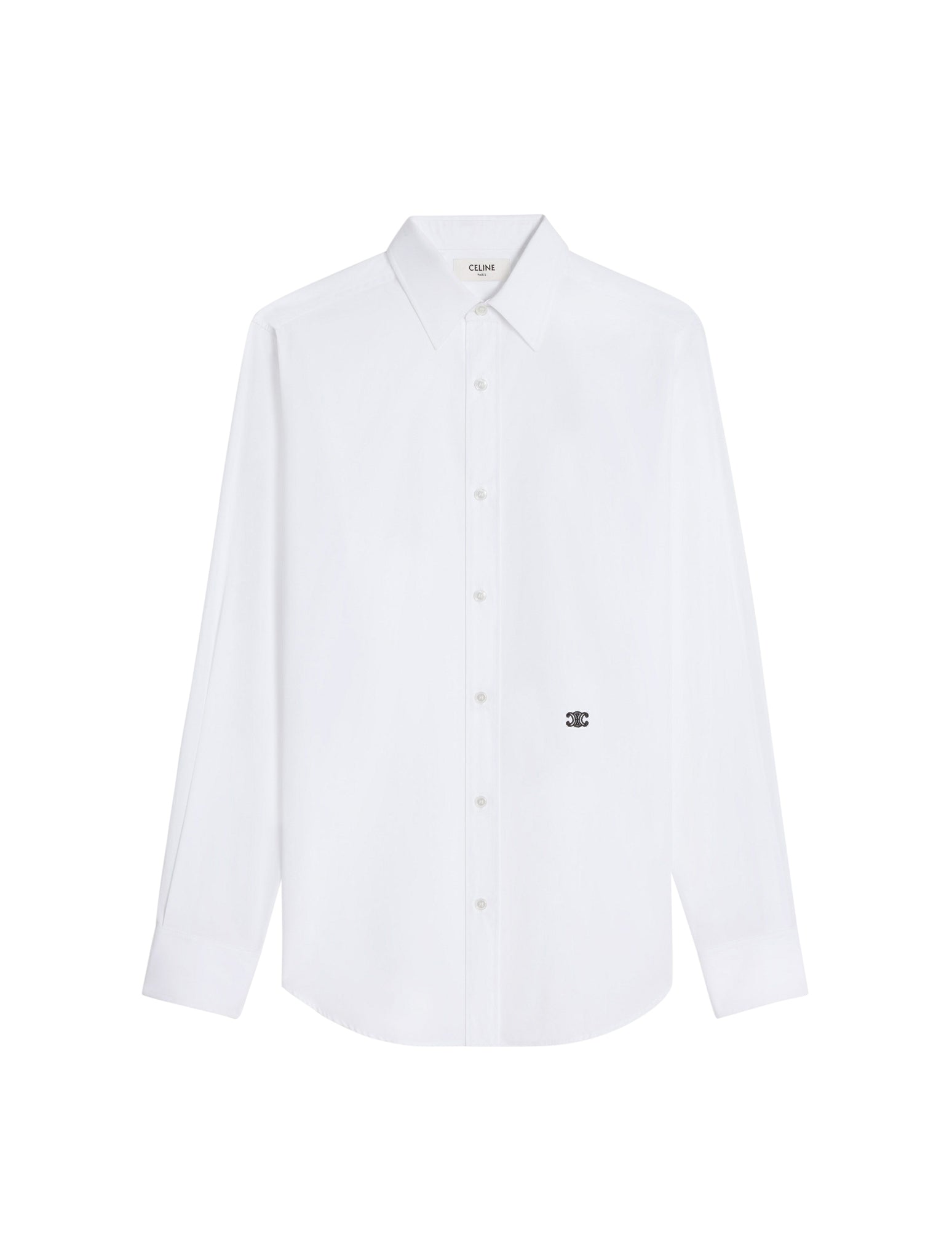 LOOSE SHIRT IN COTTON POPLIN WHITE