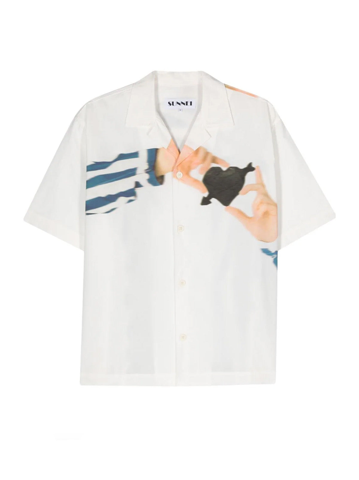 SHORTSLEEVE SHIRT ``CUORE DI PIETRA`` PRINT