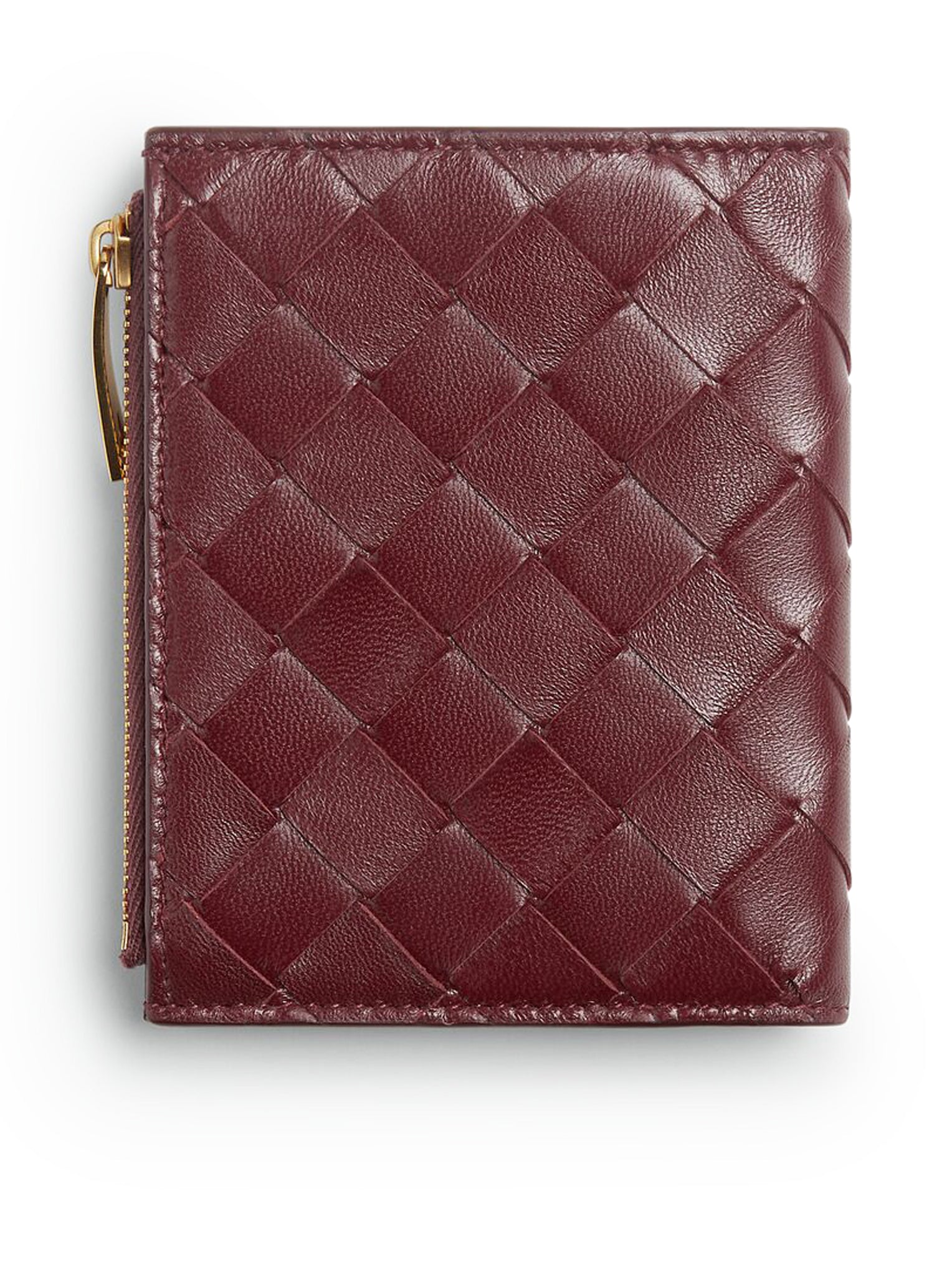 Small bi-fold woven wallet