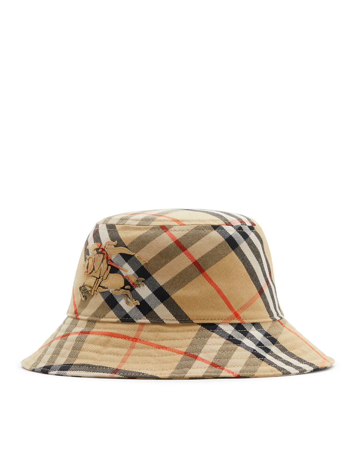 Burberry Check Cotton Baseball Cap , Size: XS