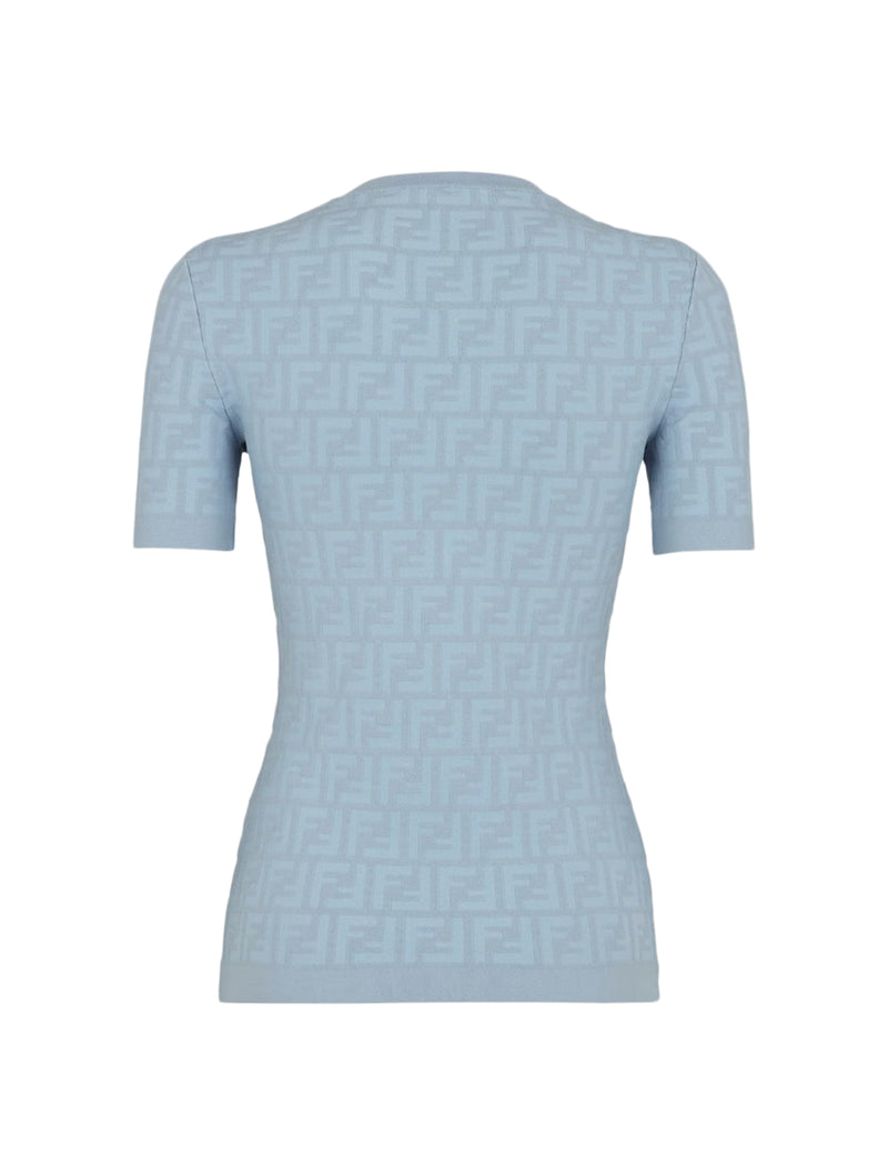 Light blue viscose sweater