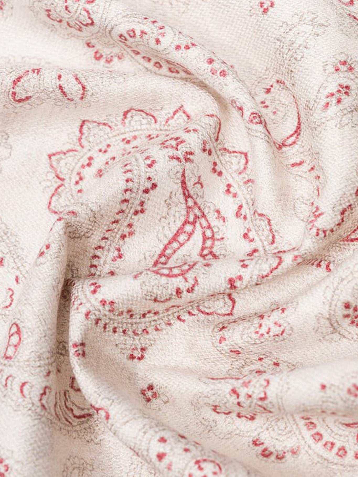 bandana-print silk scarf